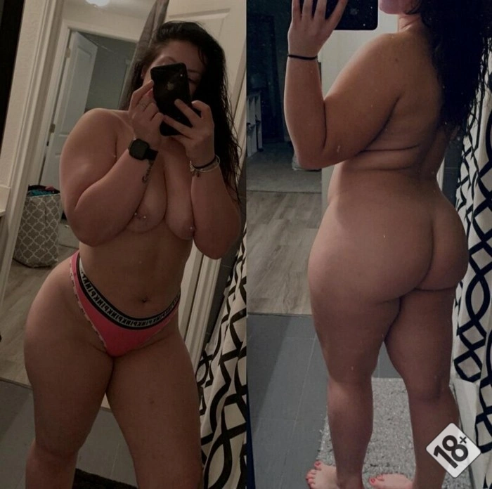 Девушка в одежде и без — откровенные фото