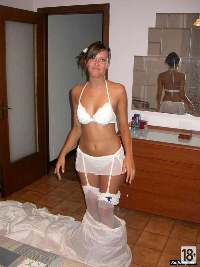 Переодевание будущих невест до свадьбы